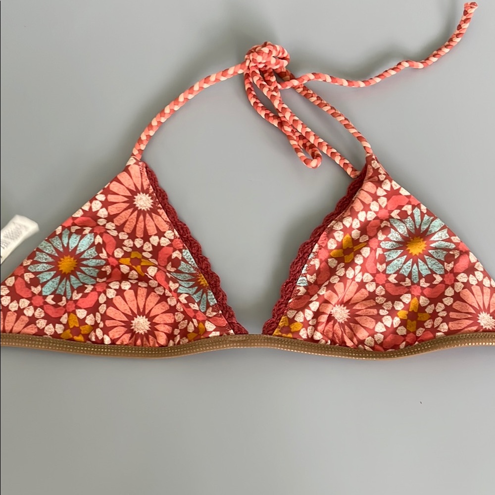 Aerie Reversible Triangle Bikini Top Size XS